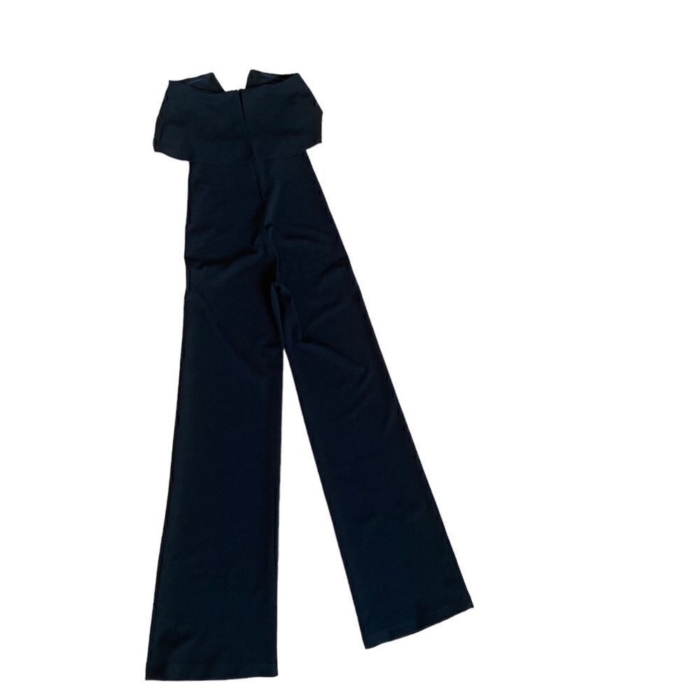 Lulus Power Of Love Black Strapless V Neck Jumpsuit Size XS - Picture 10 of 11